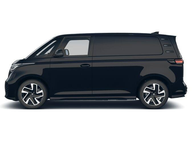 Volkswagen ID. Buzz Cargo Volkswagen Bedrijfswagens ID. Buzz Cargo Bulli Limited Signature Edition 79kWh 340pk 4M 737746 · ECO-lederen bekleding · 20″ LM velgen · Voor en achter spoiler · Zwarte grill ·