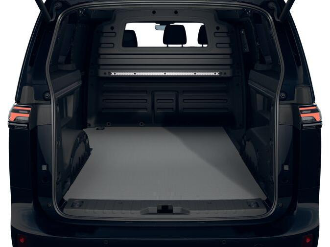 Volkswagen ID. Buzz Cargo Volkswagen Bedrijfswagens ID. Buzz Cargo Bulli Limited Signature Edition 79kWh 340pk 4M 737746 · ECO-lederen bekleding · 20″ LM velgen · Voor en achter spoiler · Zwarte grill ·