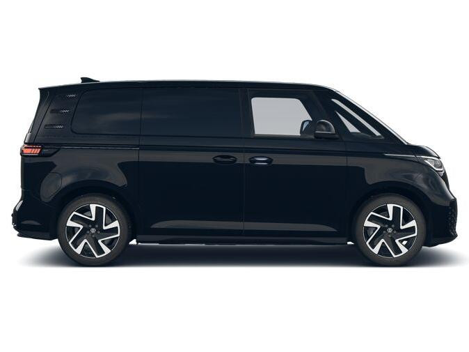 Volkswagen ID. Buzz Cargo Volkswagen Bedrijfswagens ID. Buzz Cargo Bulli Limited Signature Edition 79kWh 340pk 4M 737746 · ECO-lederen bekleding · 20″ LM velgen · Voor en achter spoiler · Zwarte grill ·