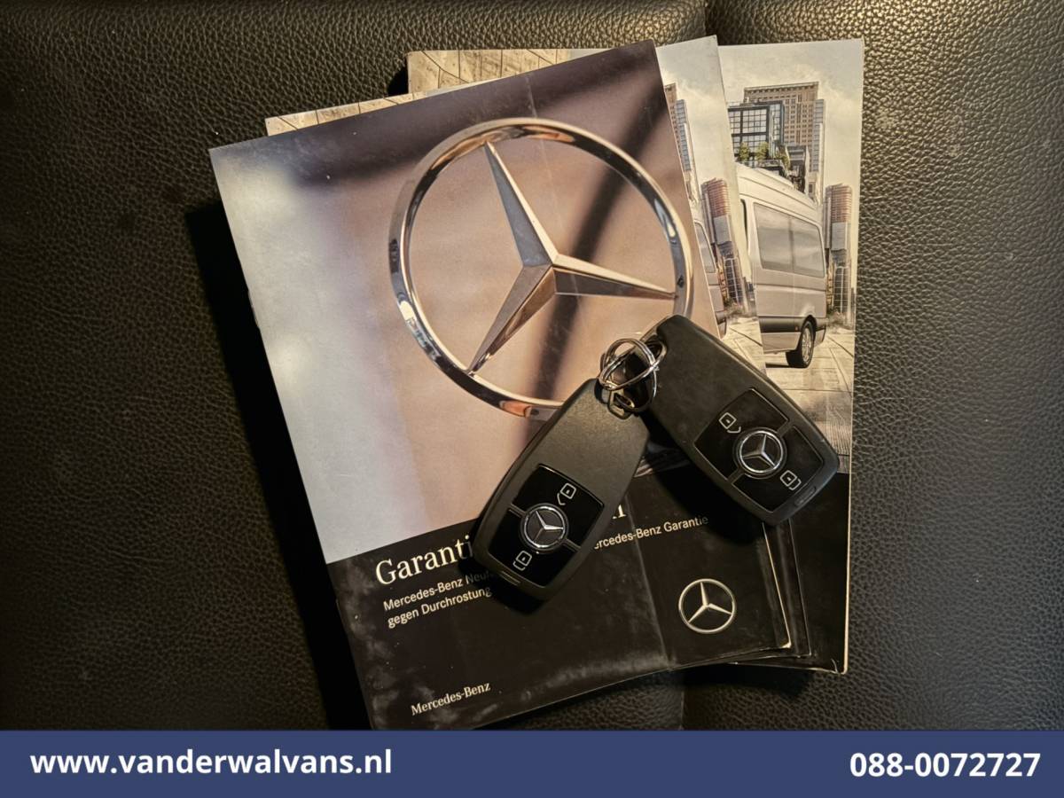 Mercedes-Benz Sprinter Mercedes-Benz Sprinter 314 CDI 143pk L2H2 Euro6 Airco | Navigatie | Trekhaak | Camera | Apple Carplay Android Auto, Trap, Leder, Bijrijdersbank