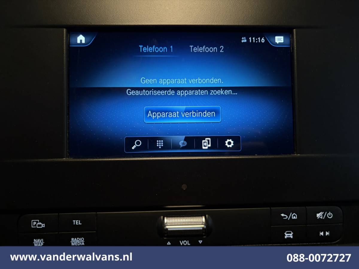 Mercedes-Benz Sprinter Mercedes-Benz Sprinter 314 CDI 143pk L2H2 Euro6 Airco | Navigatie | Trekhaak | Camera | Apple Carplay Android Auto, Trap, Leder, Bijrijdersbank