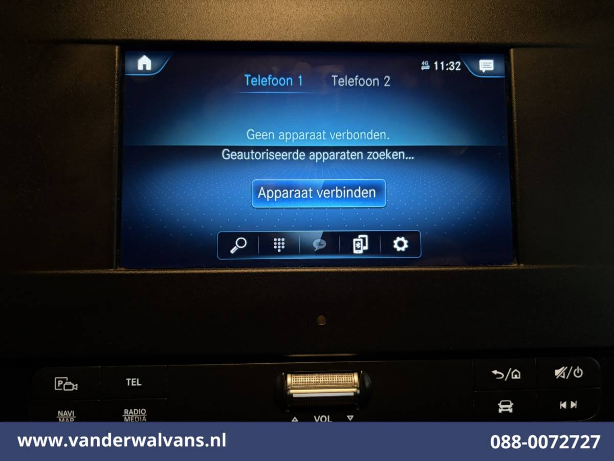 Mercedes-Benz Sprinter Mercedes-Benz Sprinter 316 CDI 164pk L3H2 Euro6 Airco | Camera | Navigatie | Apple Carplay | Chauffeursstoel Cruisecontrol, Android Auto, Stoelverwarming, 270Graden Achterdeuren, Parkeersensoren, Bijrijdersbank
