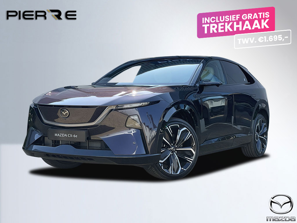 Mazda CX-6e Mazda CX-6e Takumi Plus 78 kWh | DIGITALE SPIEGELS | PANO DAK | STOEL + STUURVERWARMING | GRATIS TREKHAAK! T.W.V. € 1695,-