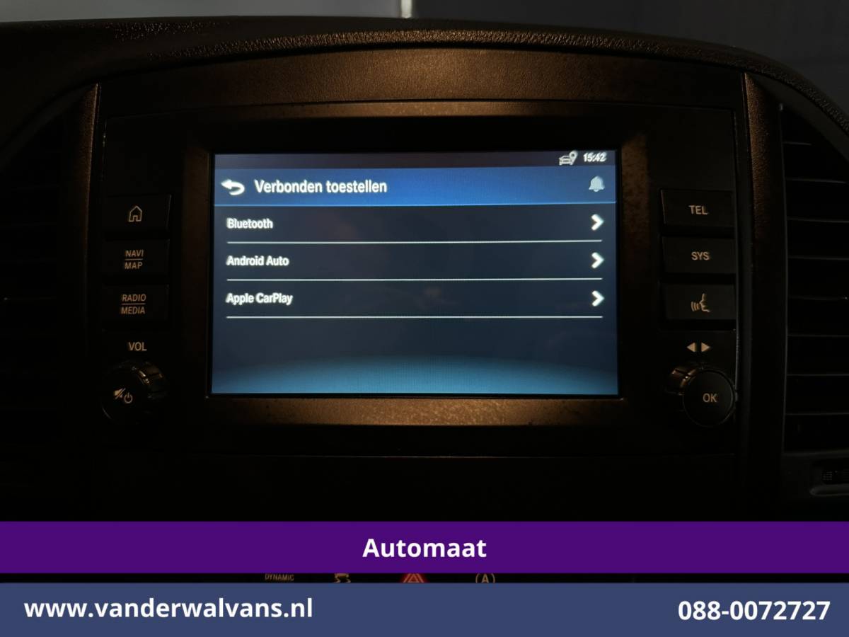 Mercedes-Benz Vito Mercedes-Benz Vito 119 CDI 190pk Automaat 4×4 L2H1 Euro6 Airco | Camera | Apple Carplay | Cruisecontrol Android Auto, Parkeersensoren, Stoelverwarming, Bijrijdersbank