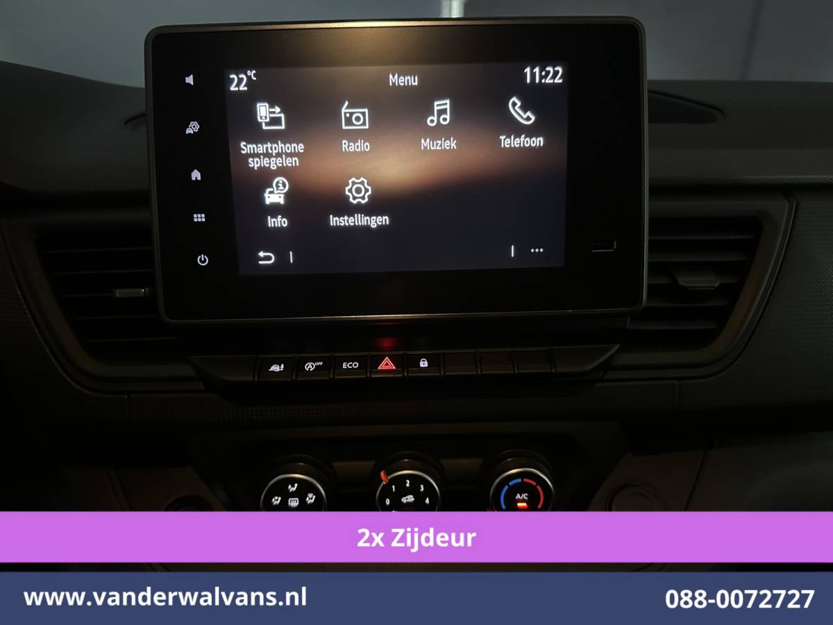 Renault Trafic Renault Trafic 2.0 dCi 131pk L2H1 Inrichting Euro6 Airco | 2x zijdeur | LED | Cruisecontrol | Parkeersensoren Bijrijdersbank