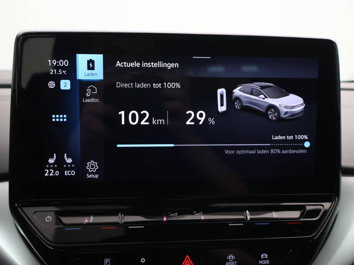 Volkswagen ID.4 Volkswagen ID.4 PRO 77 kWh 204 PK MOONSTONE GREY + CAMERA | ADAPTIVE CRUISE | SFEER | STOELVERWARMING