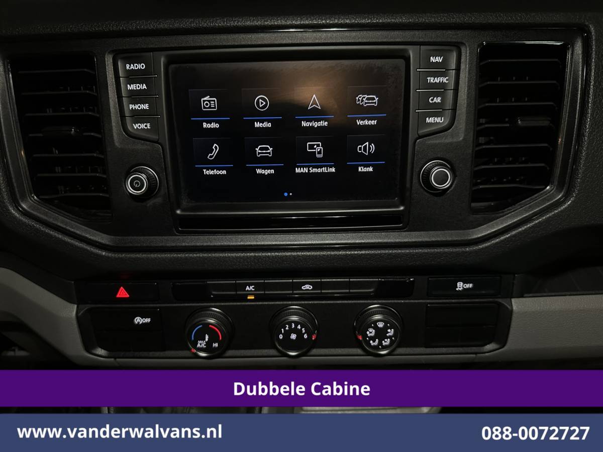 Volkswagen Crafter Volkswagen Crafter 2.0 177pk Pick Up Dubbele Cabine 3500kg Trekhaak Open Laadbak Euro6 Airco | 6-Zits | Camera | Navigatie | Apple Carplay Android Auto, Cruisecontrol, Chauffeursstoel