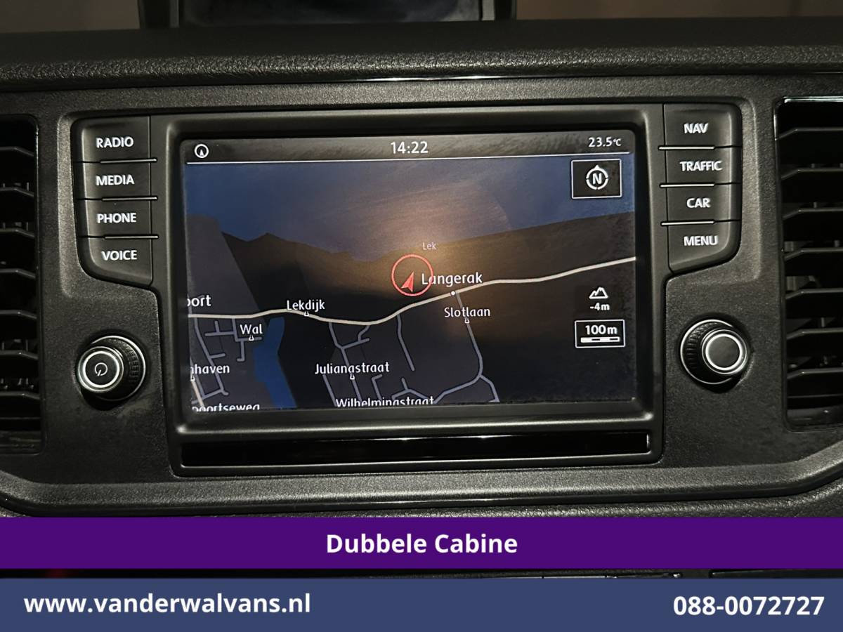 Volkswagen Crafter Volkswagen Crafter 2.0 177pk Pick Up Dubbele Cabine 3500kg Trekhaak Open Laadbak Euro6 Airco | 6-Zits | Camera | Navigatie | Apple Carplay Android Auto, Cruisecontrol, Chauffeursstoel