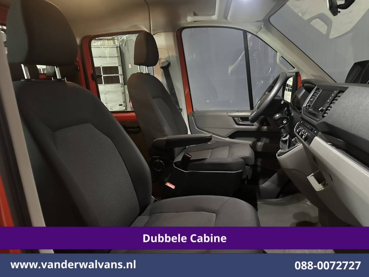 Volkswagen Crafter Volkswagen Crafter 2.0 177pk Pick Up Dubbele Cabine 3500kg Trekhaak Open Laadbak Euro6 Airco | 6-Zits | Camera | Navigatie | Apple Carplay Android Auto, Cruisecontrol, Chauffeursstoel