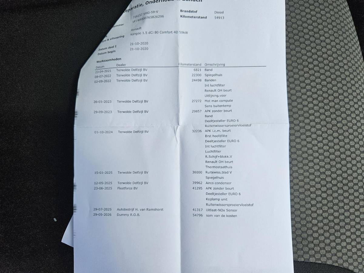 Renault Kangoo Renault Kangoo 1.5 Blue dCi Airco Cruise Navi Trekh