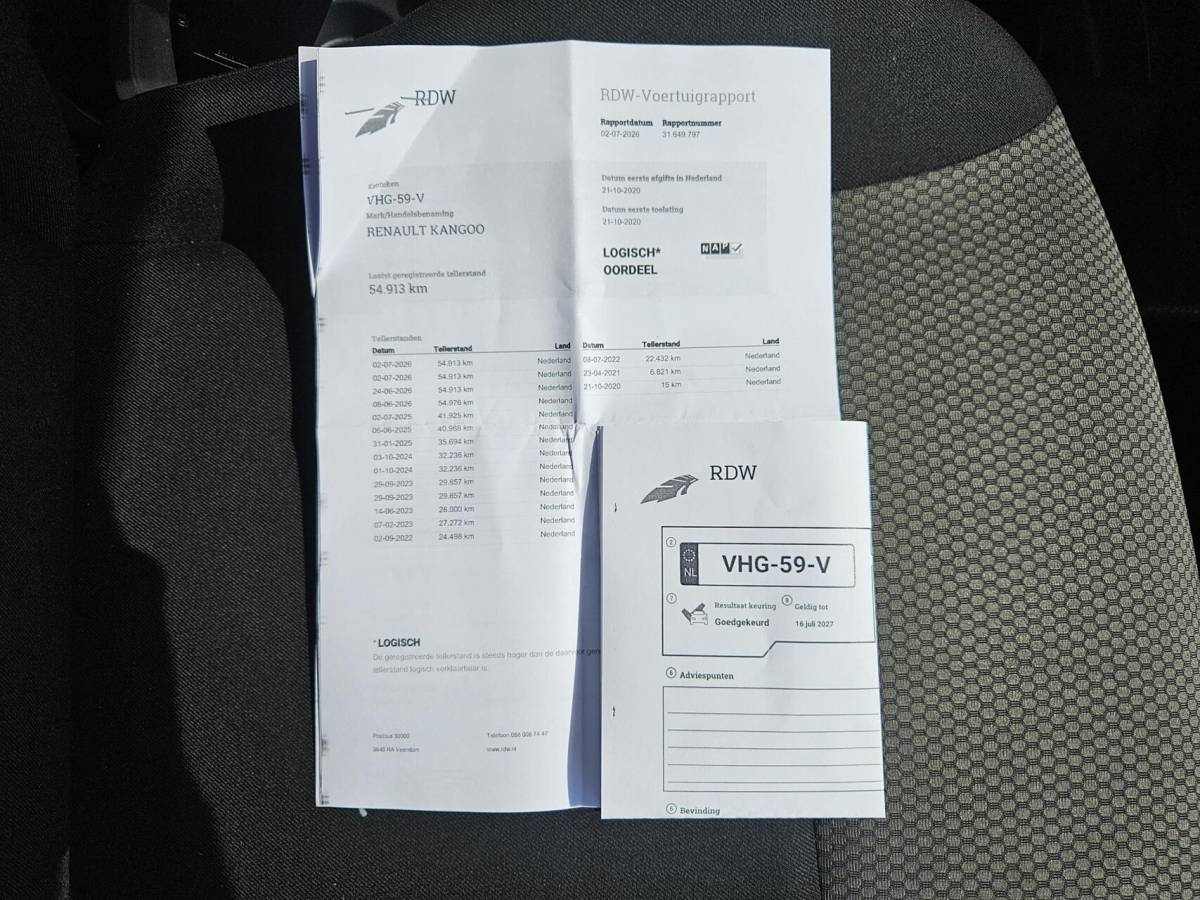 Renault Kangoo Renault Kangoo 1.5 Blue dCi Airco Cruise Navi Trekh