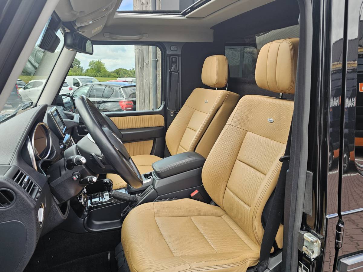 Mercedes-Benz G-Klasse Mercedes-Benz G-klasse 350 BLUETEC 211PK | Distronic | Schuif/kantel dak | Designo | Stoelverwarming/verkoeling | Stuurverw. | Trekhaak | Elek. stoelen + memory | Camera | Standverwarming | Grijs kenteken | Vol |