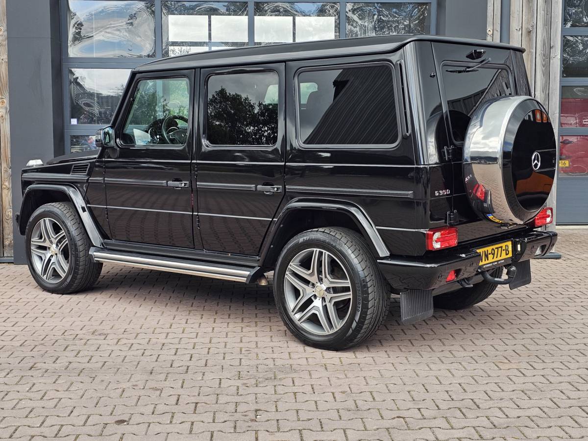 Mercedes-Benz G-Klasse Mercedes-Benz G-klasse 350 BLUETEC 211PK | Distronic | Schuif/kantel dak | Designo | Stoelverwarming/verkoeling | Stuurverw. | Trekhaak | Elek. stoelen + memory | Camera | Standverwarming | Grijs kenteken | Vol |