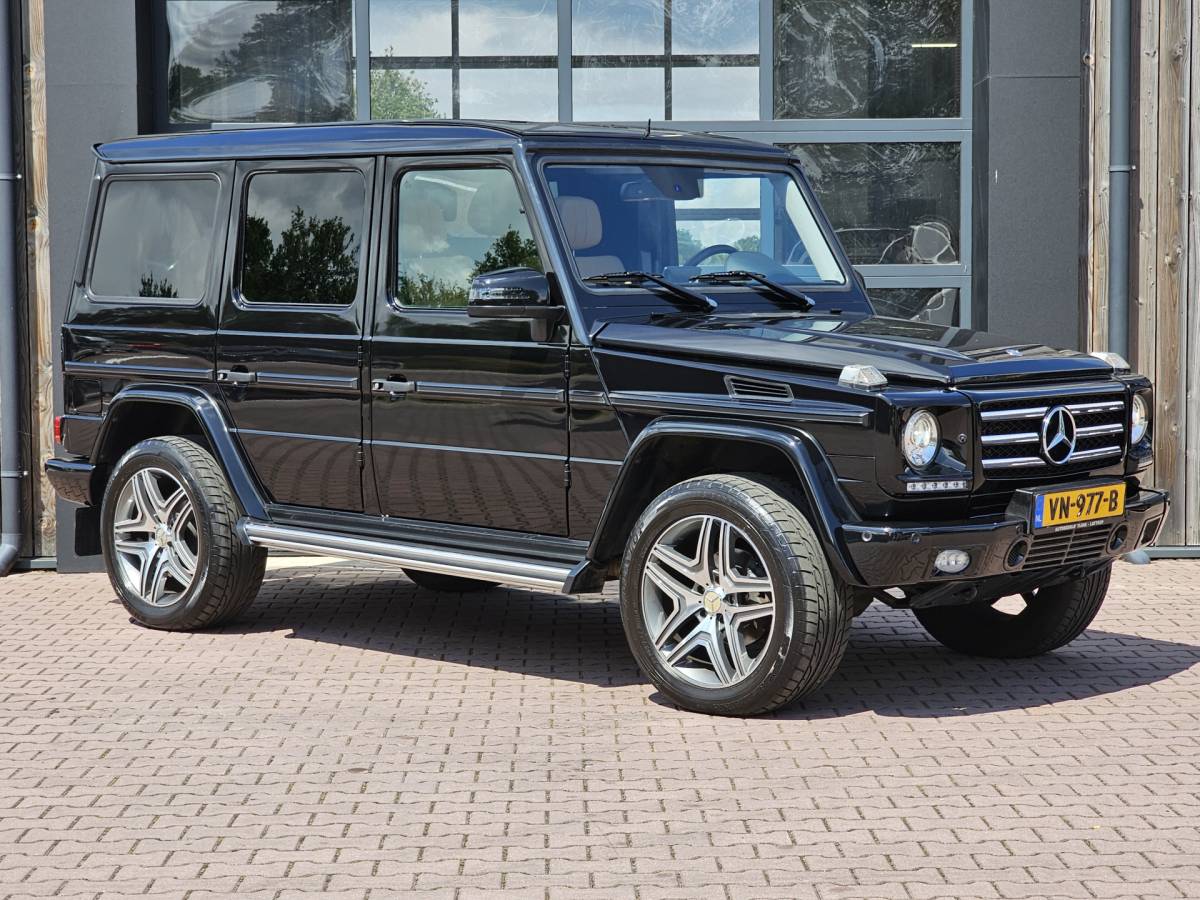 Mercedes-Benz G-Klasse Mercedes-Benz G-klasse 350 BLUETEC 211PK | Distronic | Schuif/kantel dak | Designo | Stoelverwarming/verkoeling | Stuurverw. | Trekhaak | Elek. stoelen + memory | Camera | Standverwarming | Grijs kenteken | Vol |