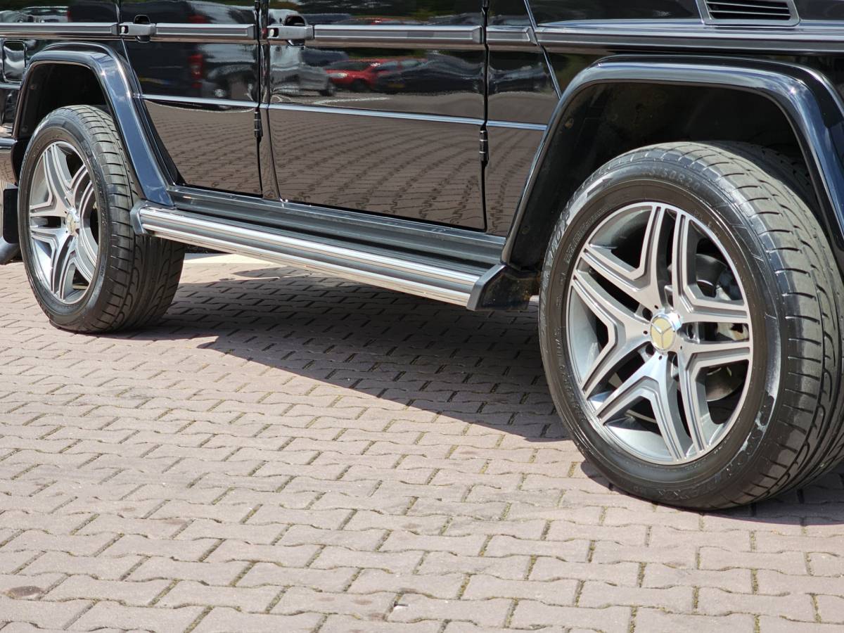 Mercedes-Benz G-Klasse Mercedes-Benz G-klasse 350 BLUETEC 211PK | Distronic | Schuif/kantel dak | Designo | Stoelverwarming/verkoeling | Stuurverw. | Trekhaak | Elek. stoelen + memory | Camera | Standverwarming | Grijs kenteken | Vol |