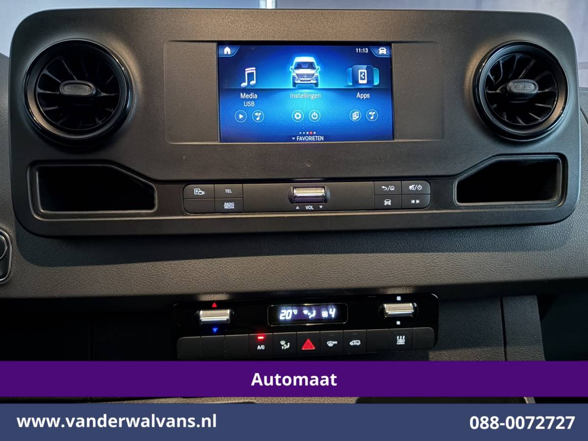 Mercedes-Benz Sprinter Mercedes-Benz Sprinter 315 CDI 150pk 9G-Tronic Automaat L2H2 Euro6 Airco | Camera | Apple Carplay | Cruisecontrol Android Auto, Chauffeursstoel, Stoelverwarming, Parkeersensoren, Bijrijdersbank