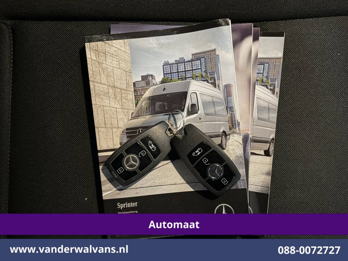 Mercedes-Benz Sprinter Mercedes-Benz Sprinter 315 CDI 150pk 9G-Tronic Automaat L2H2 Euro6 Airco | Camera | Apple Carplay | Cruisecontrol Android Auto, Chauffeursstoel, Stoelverwarming, Parkeersensoren, Bijrijdersbank