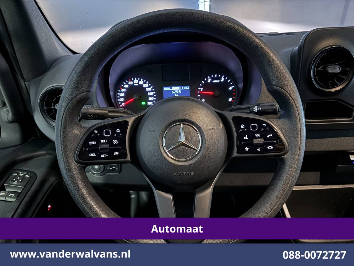 Mercedes-Benz Sprinter Mercedes-Benz Sprinter 315 CDI 150pk 9G-Tronic Automaat L2H2 Euro6 Airco | Camera | Apple Carplay | Cruisecontrol Android Auto, Chauffeursstoel, Stoelverwarming, Parkeersensoren, Bijrijdersbank