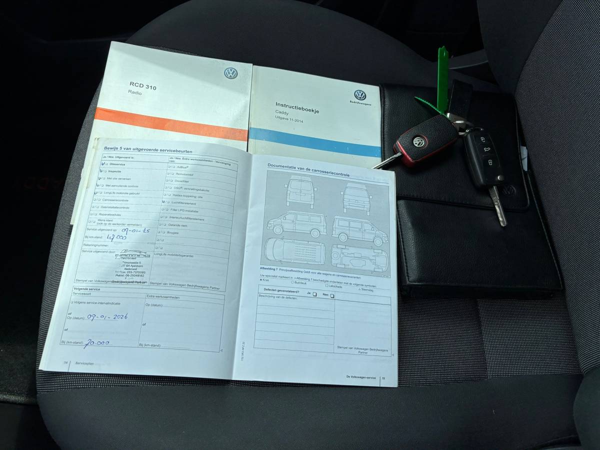 Volkswagen Caddy Volkswagen Caddy 1.6 TDI L1H1 BMT Trendline | Cruise + Airco nu € 8.975,- Marge!!!