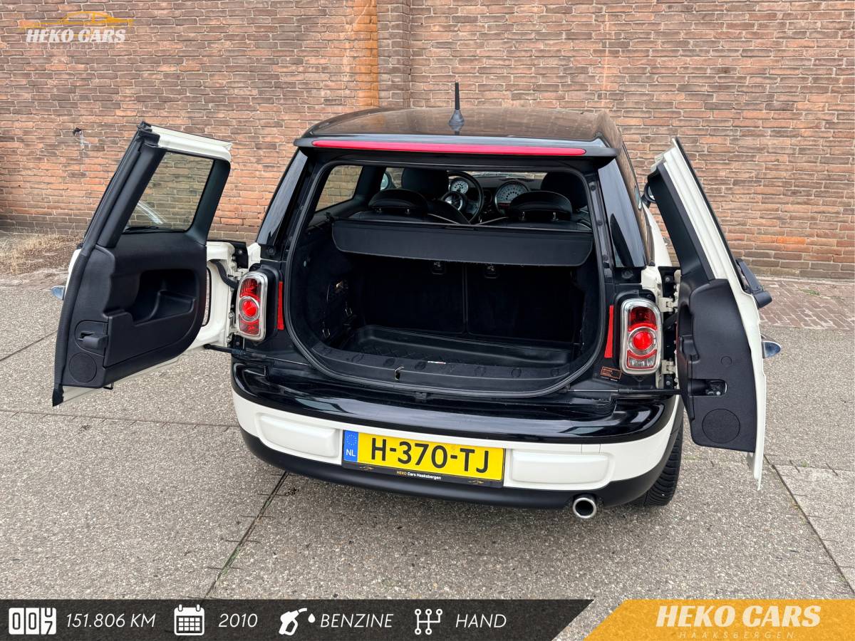 MINI Clubman MINI Clubman 1.6 One Pepper·Pano·Leer·Stoelverw.·Climate·16 inch LM velgen
