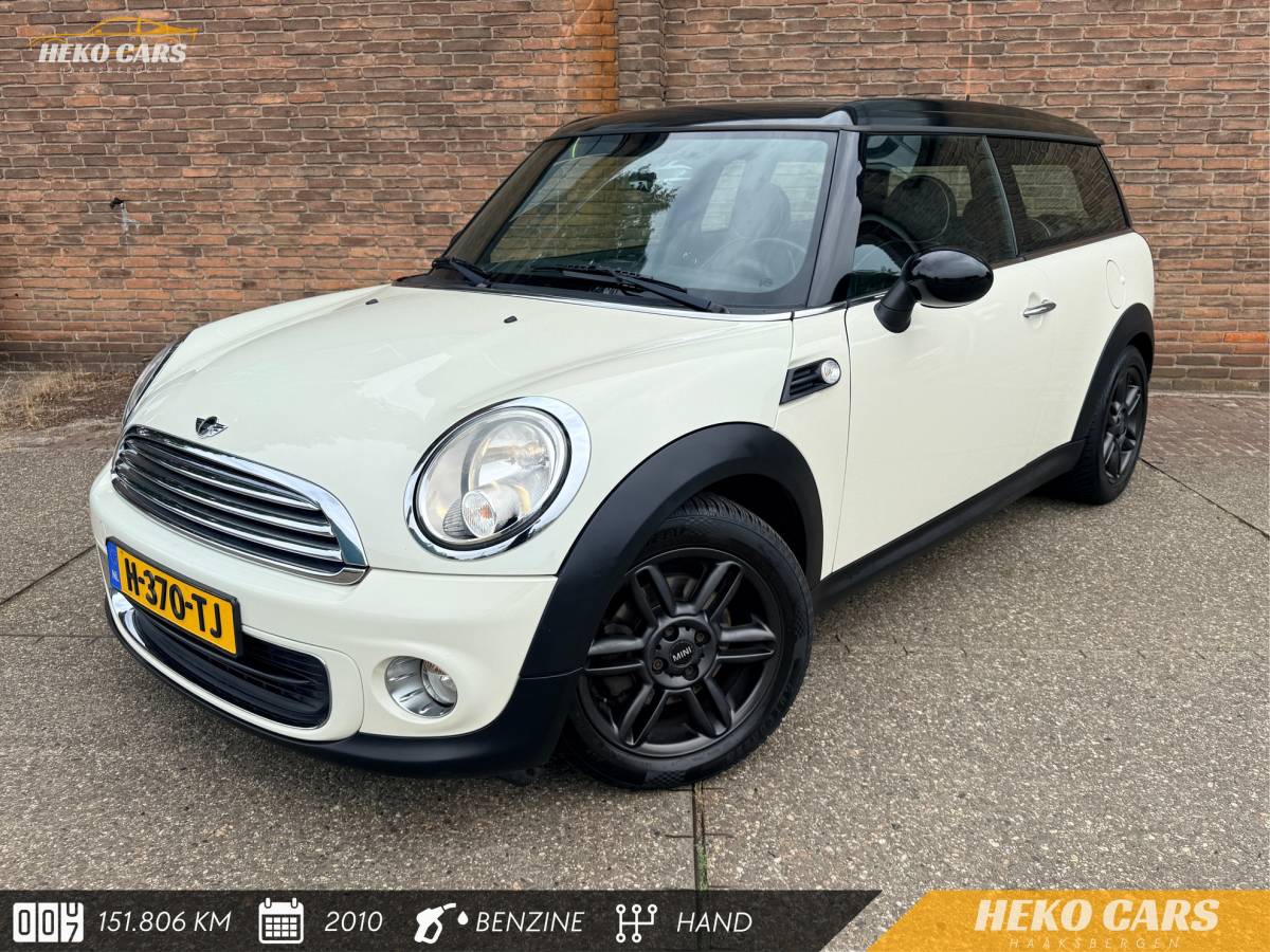 MINI Clubman MINI Clubman 1.6 One Pepper·Pano·Leer·Stoelverw.·Climate·16 inch LM velgen