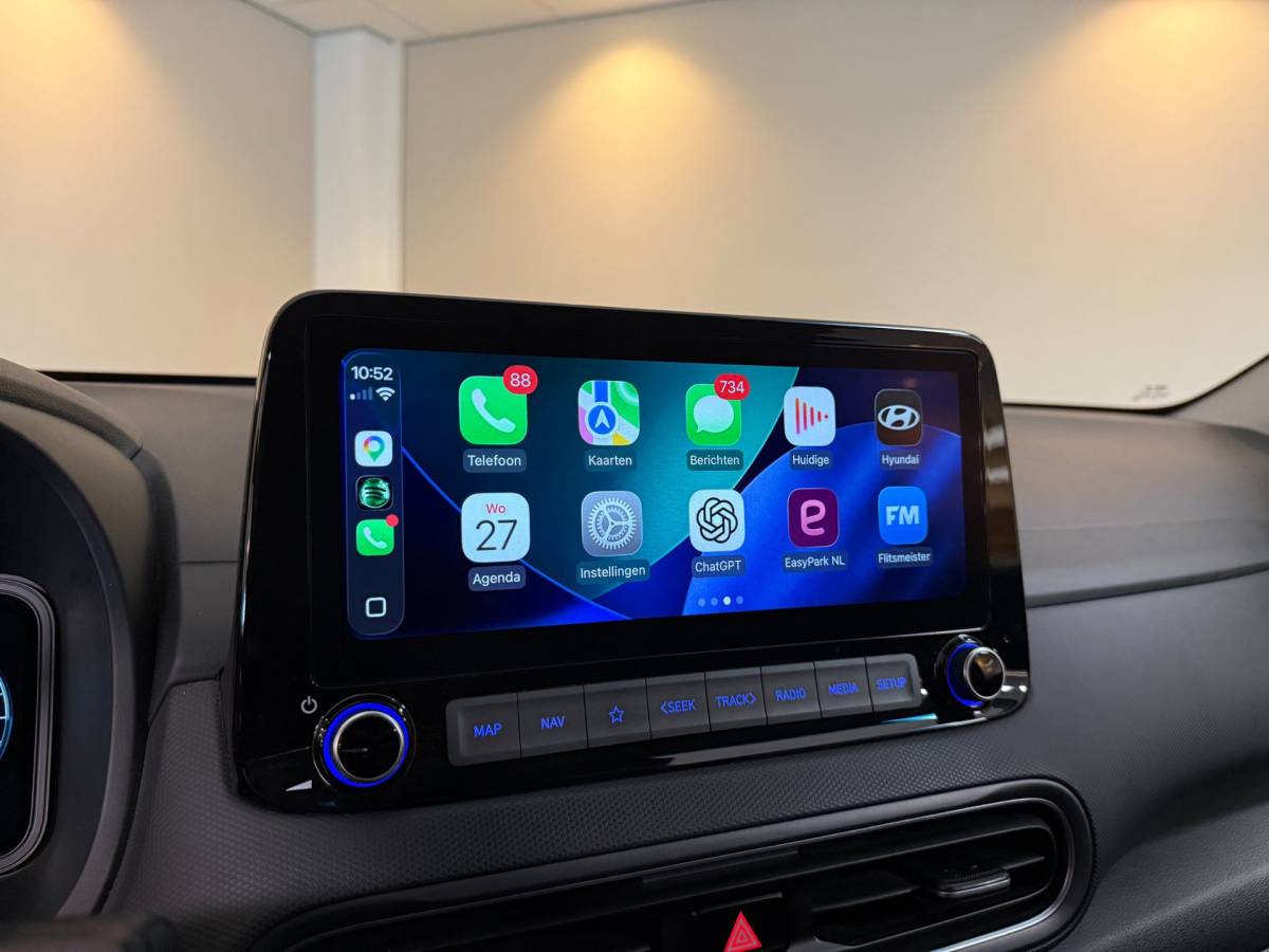Hyundai Kona Hyundai Kona 1.6 GDI HEV *Dealer OH* Trekhaak|Carplay|Camera|Cruise|All-seasons