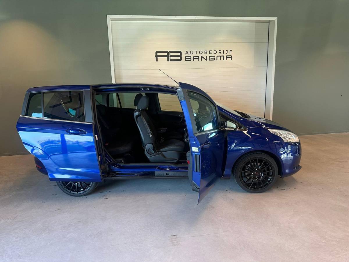 Ford B-MAX Ford B-Max 1.0 EcoBoost TITANIUM|CLIMA AIRCO|ISOFIX|LM-VELG|NAVIGATIE|PANORAMADAK|55.795 km NAP|nwe APK+O.H.BEURT+DISTRIBUTIERIEM