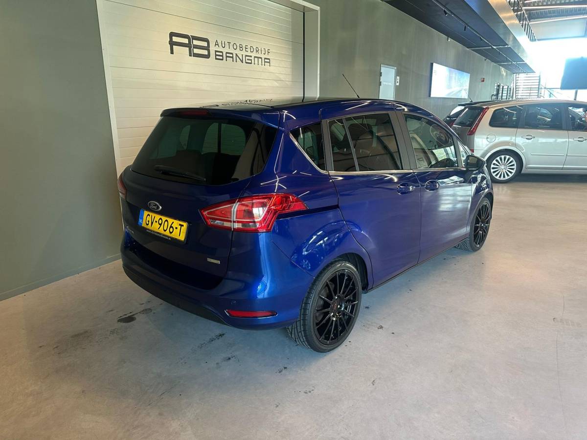 Ford B-MAX Ford B-Max 1.0 EcoBoost TITANIUM|CLIMA AIRCO|ISOFIX|LM-VELG|NAVIGATIE|PANORAMADAK|55.795 km NAP|nwe APK+O.H.BEURT+DISTRIBUTIERIEM