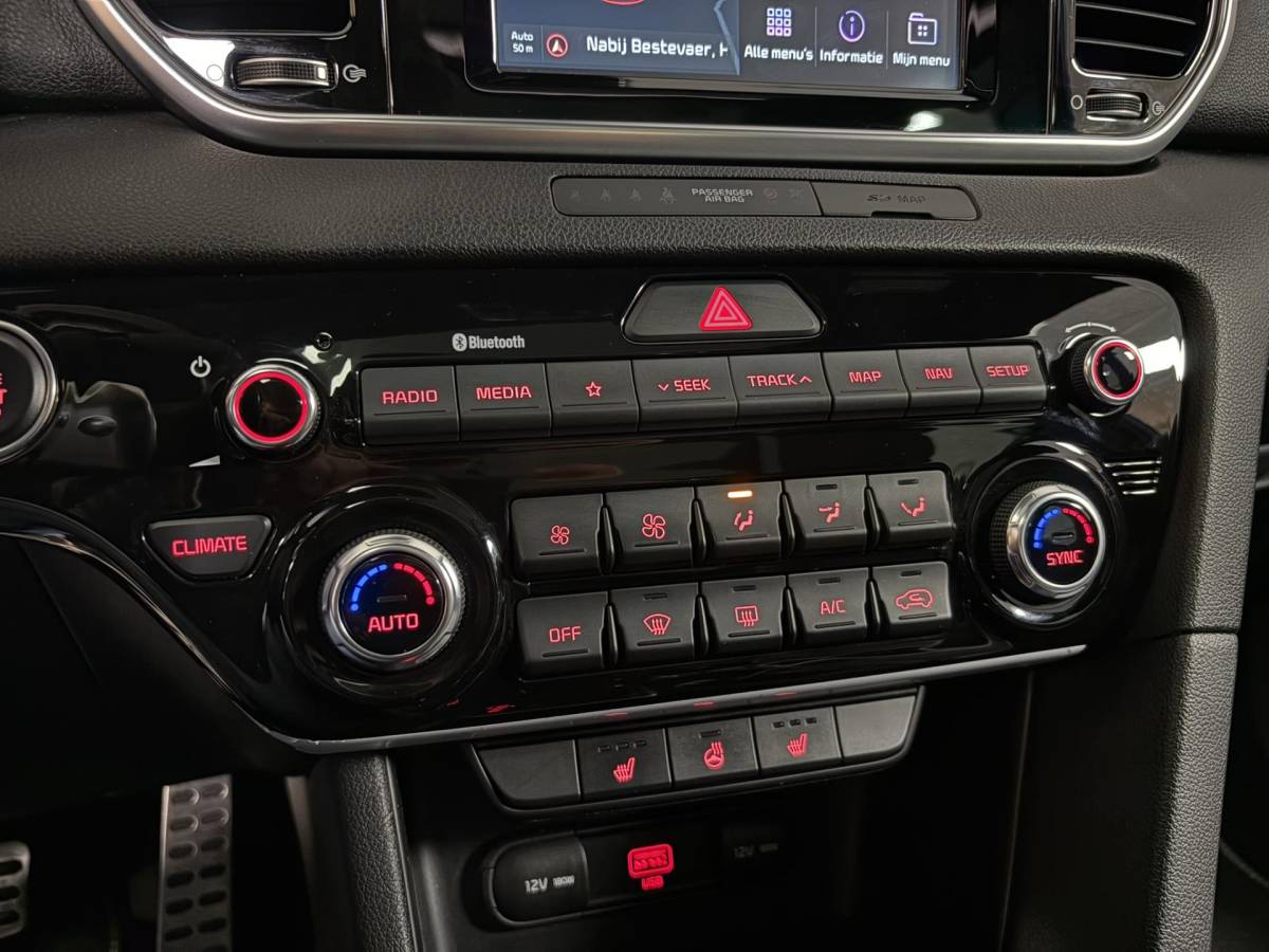 Kia Sportage Kia Sportage 1.6 T-GDI GT-Line *Automaat* Carplay|Pano|Stoel/Stuurverw.|Leer|Navi