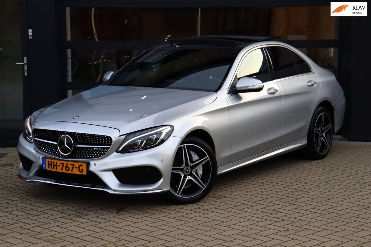 Mercedes-Benz C-Klasse Mercedes-Benz C-klasse 400 4MATIC Prestige | Pano | Elektrische Stoelen | Burmester | Stoelverwarming | Adaptieve Cruise | Leder