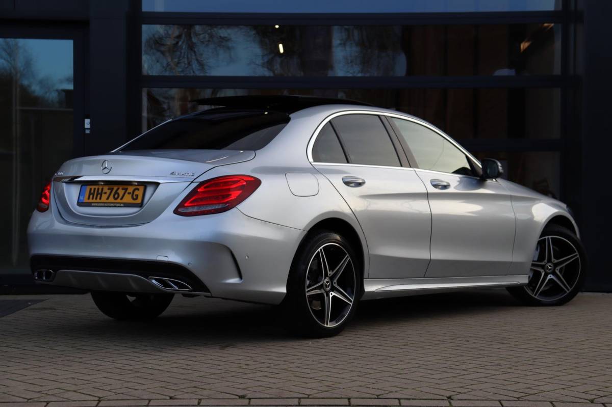 Mercedes-Benz C-Klasse Mercedes-Benz C-klasse 400 4MATIC Prestige | Pano | Elektrische Stoelen | Burmester | Stoelverwarming | Adaptieve Cruise | Leder