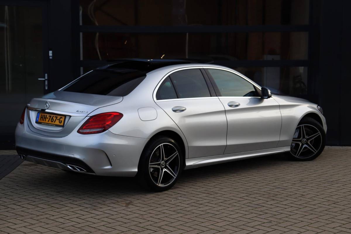 Mercedes-Benz C-Klasse Mercedes-Benz C-klasse 400 4MATIC Prestige | Pano | Elektrische Stoelen | Burmester | Stoelverwarming | Adaptieve Cruise | Leder