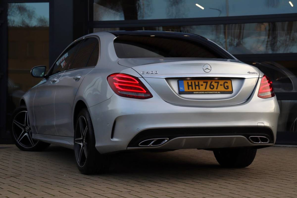 Mercedes-Benz C-Klasse Mercedes-Benz C-klasse 400 4MATIC Prestige | Pano | Elektrische Stoelen | Burmester | Stoelverwarming | Adaptieve Cruise | Leder