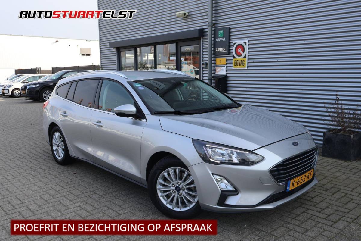 Ford Focus Ford Focus Wagon 1.0 Titanium X Business 1e Eigenaar | Volledig Onderh | NAP | BTW | AF Trekhaak | Camera | Elek Klep | Navi | Carplay | Cruise | Keyless | Full LED | Start/Stop | Hill-Hold | Bots | PDC