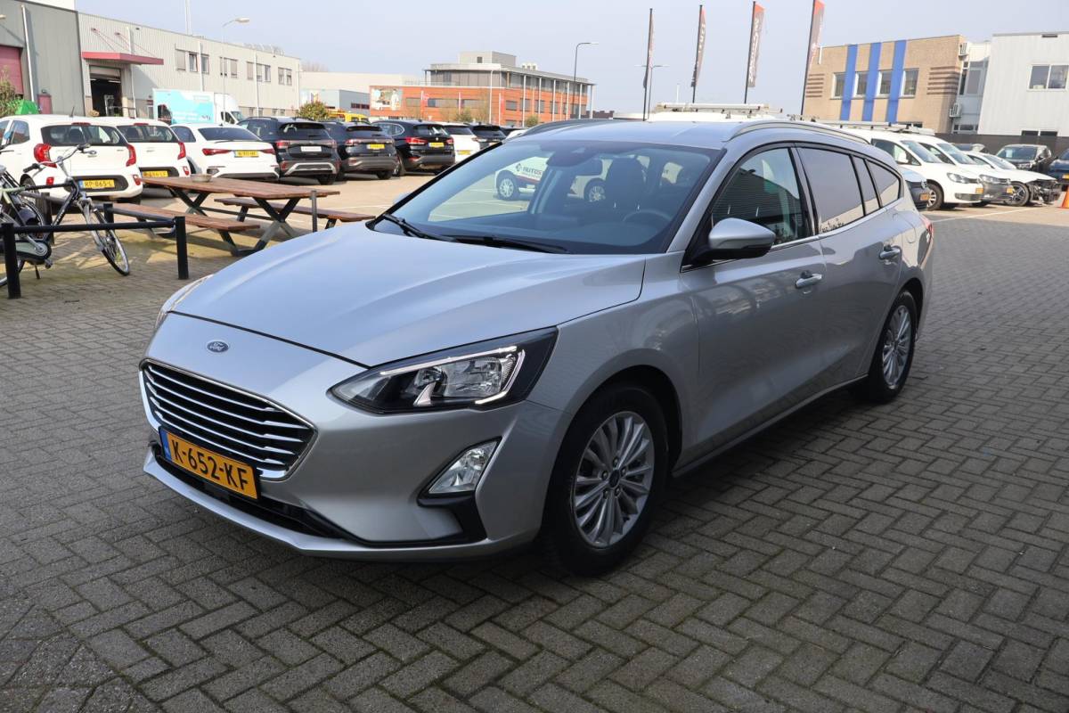 Ford Focus Ford Focus Wagon 1.0 Titanium X Business 1e Eigenaar | Volledig Onderh | NAP | BTW | AF Trekhaak | Camera | Elek Klep | Navi | Carplay | Cruise | Keyless | Full LED | Start/Stop | Hill-Hold | Bots | PDC
