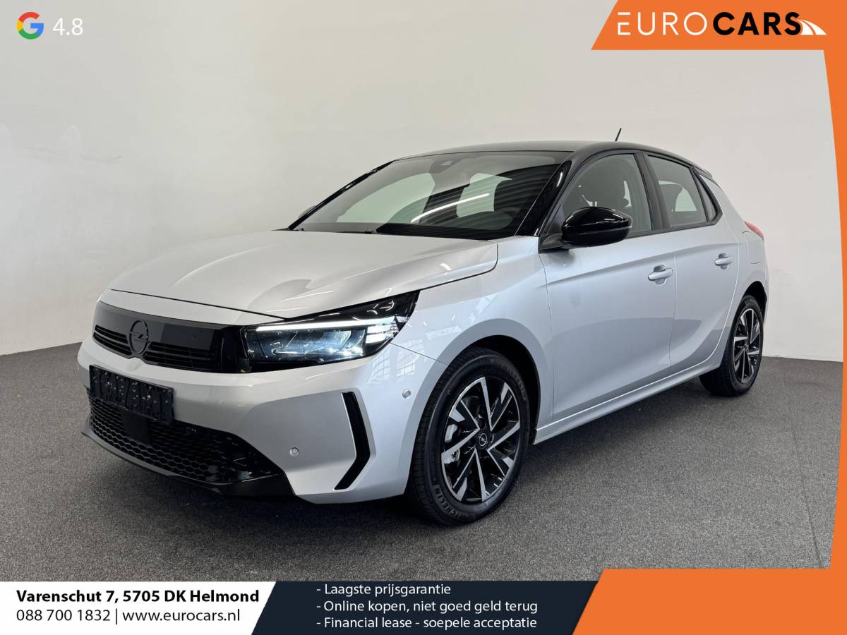 Opel Corsa Opel Corsa 1.2 Turbo Hybrid 100pk GS Automaat Navigatie Apple Carplay/Android Auto Camera Parkeersensoren Cruise Control Dodehoek assistent Airco Lichtmetalen velgen Virtual Cockpit Getinte ramen