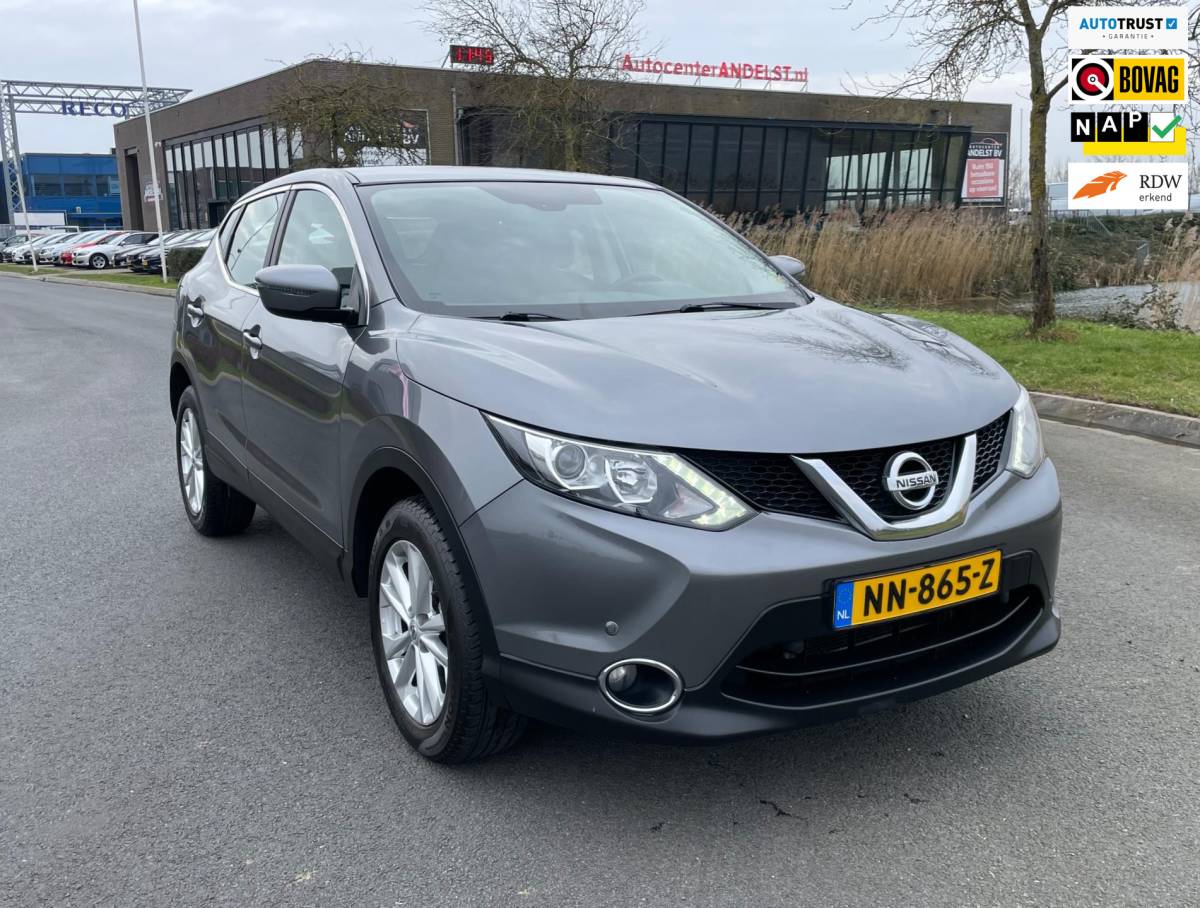 Nissan QASHQAI Nissan Qashqai 1.2 Acenta, Trekhaak, Navi, Cruise/Climate control, Elektr ramen, Bluetooth, Pdc, 2e eig afk, Geen import, Nap!