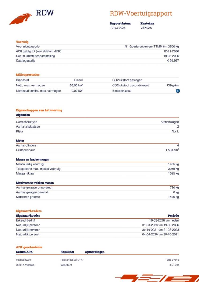 Volkswagen Caddy Volkswagen Caddy Bestel 1.6 TDI Baseline BMT