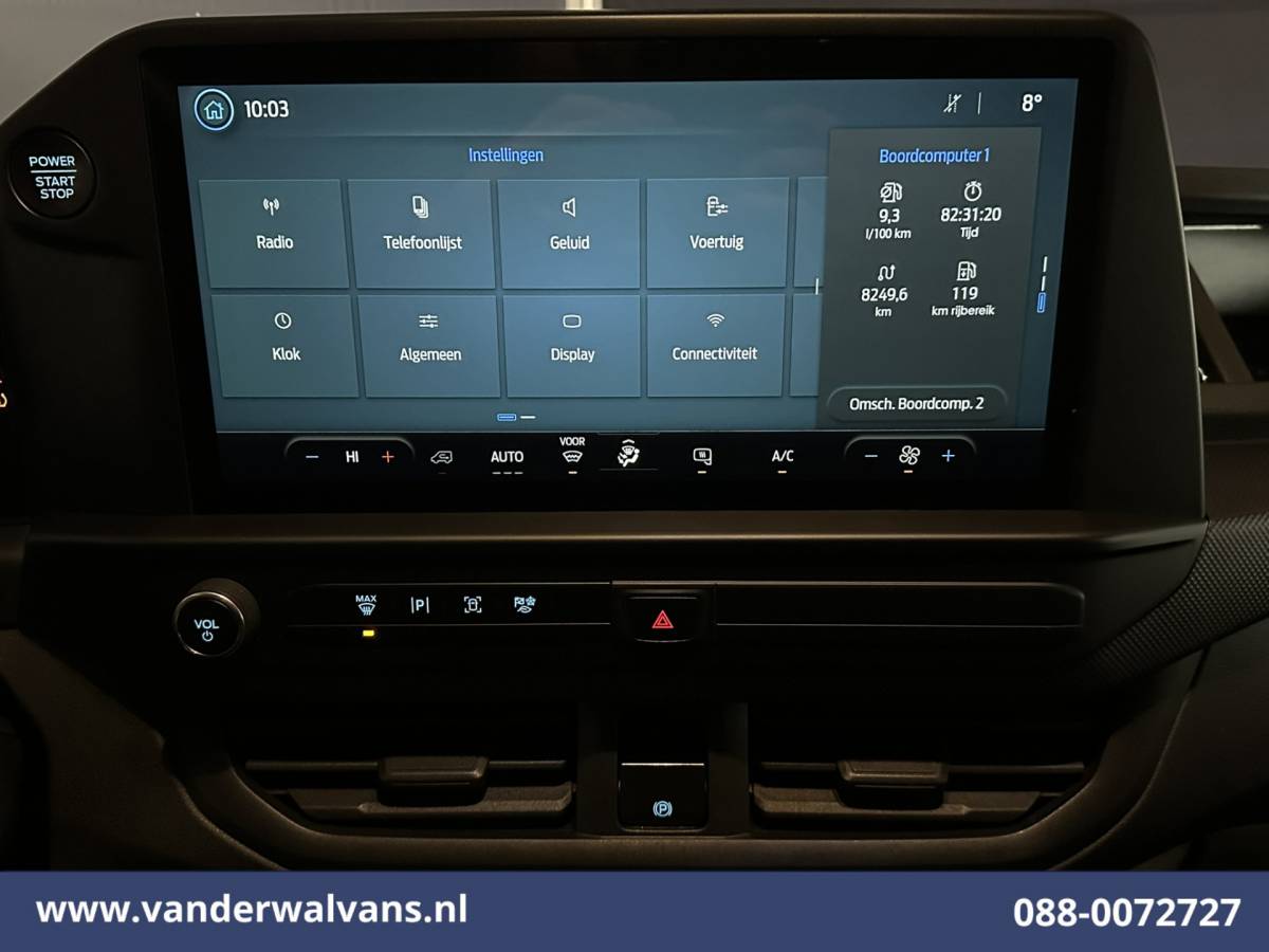 Ford Transit Custom Ford Transit Custom 2.0 TDCI L1H1  Euro6 Airco | Camera | LED | Apple Carplay | Cruisecontrol Android Auto, Verwarmde voorruit, Parkeersensoren, Bijrijdersbank