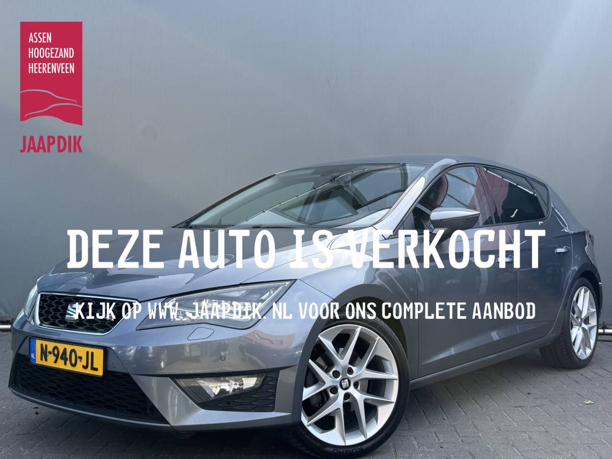 SEAT Leon SEAT Leon BWJ 2013 1.4 TSI 123 PK FR Business STOELVERW. | NAVI | CLIMA | CRUISE | BLUETOOTH | LMV | PDC