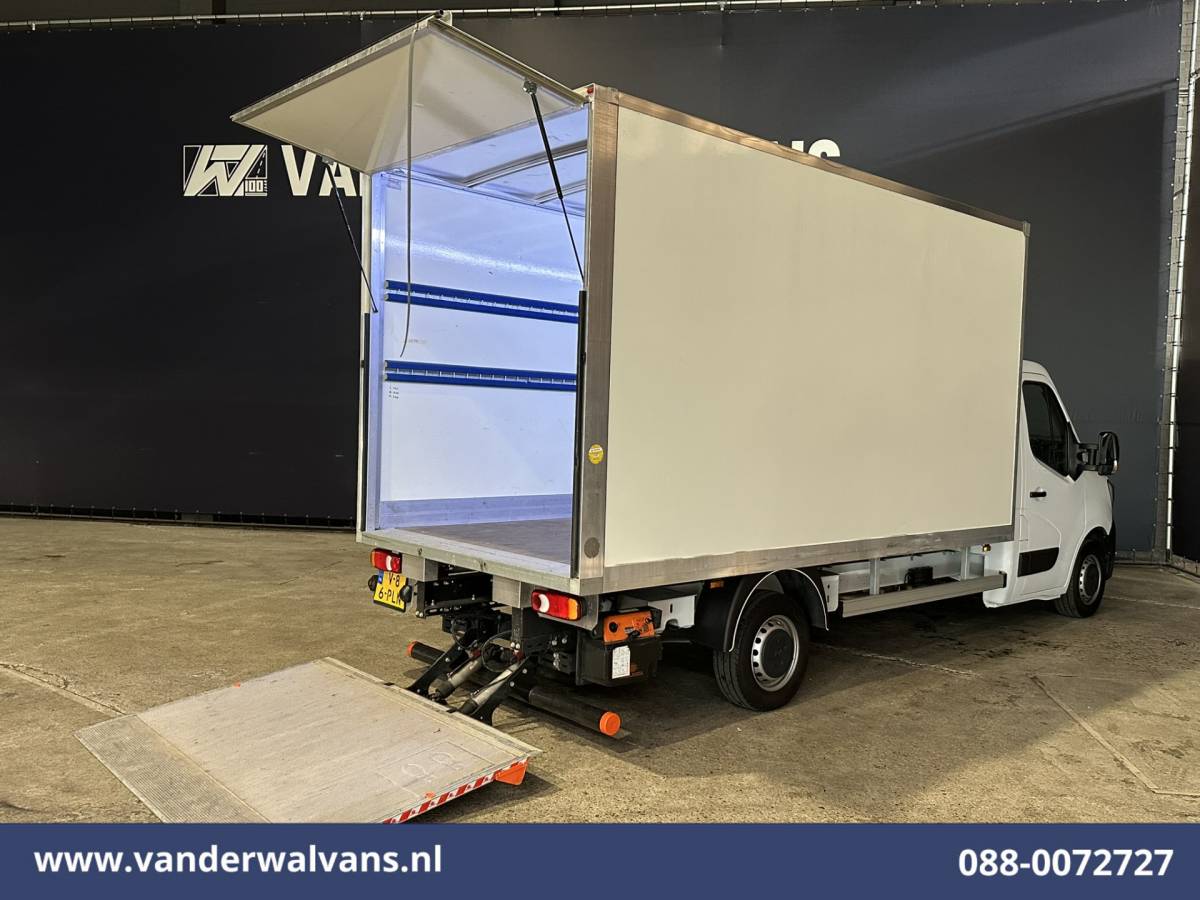 Renault Master Renault Master 2.3 dCi 146pk Bakwagen 222cm Hoog Laadklep Euro6 Airco | Camera | Navigatie | LED | 983kg Laadvermogen Cruisecontrol, Bijrijdersbank