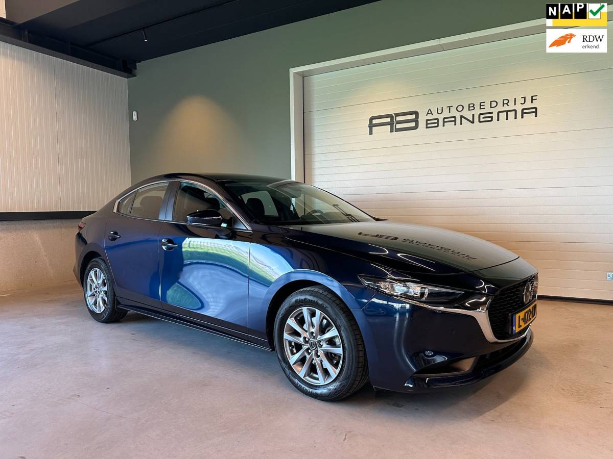 Mazda 3 Mazda 3 2.0 e-SkyActiv-G M Hybrid 122 COMFORT-uitv|NAVIGATIE|CLIMA AIRCO|ADAPTIVE CRUISE CONTROL|LM-VELG|HEAD UP DISPLAY|XENON