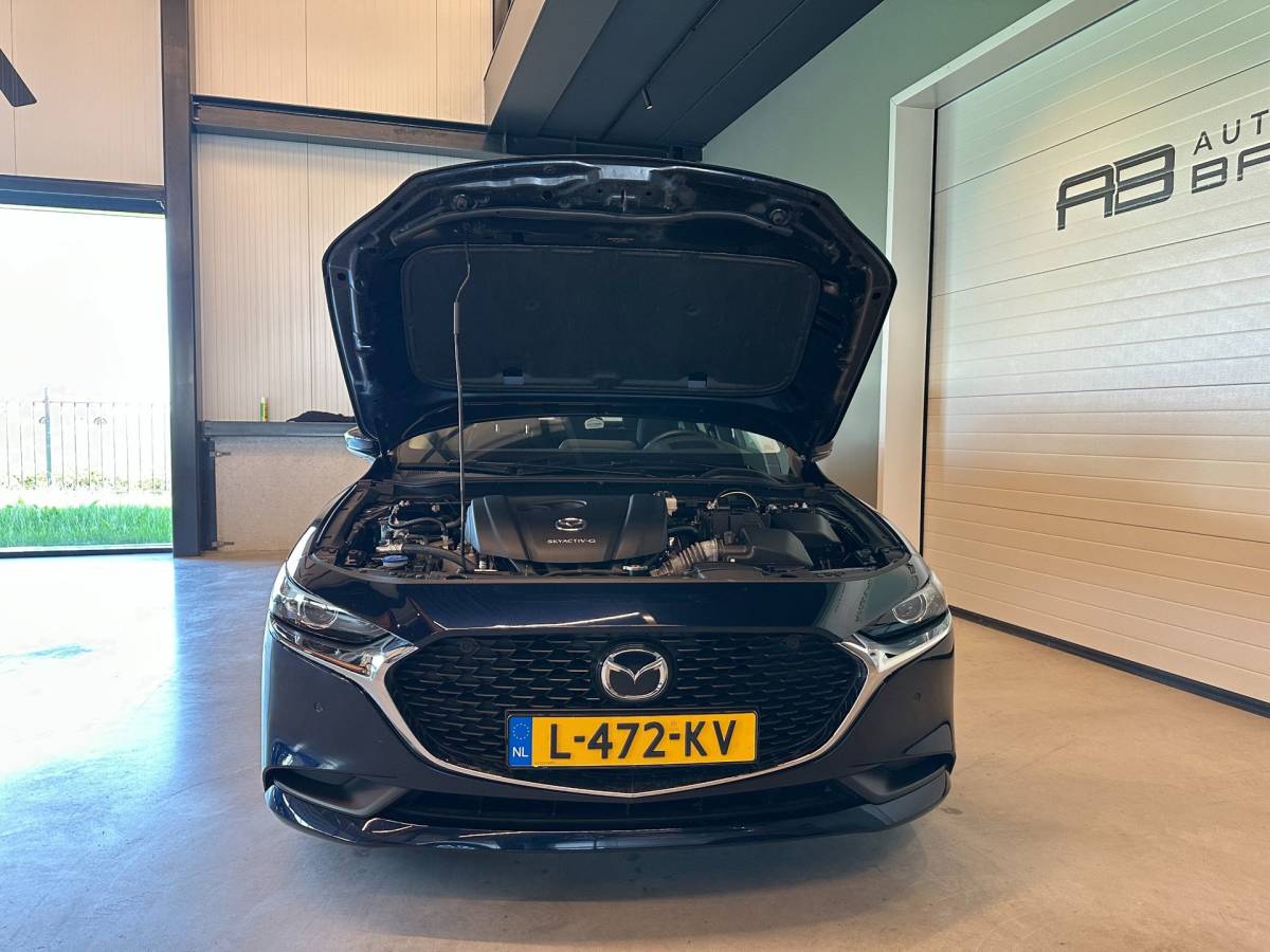 Mazda 3 Mazda 3 2.0 e-SkyActiv-G M Hybrid 122 COMFORT-uitv|NAVIGATIE|CLIMA AIRCO|ADAPTIVE CRUISE CONTROL|LM-VELG|HEAD UP DISPLAY|XENON
