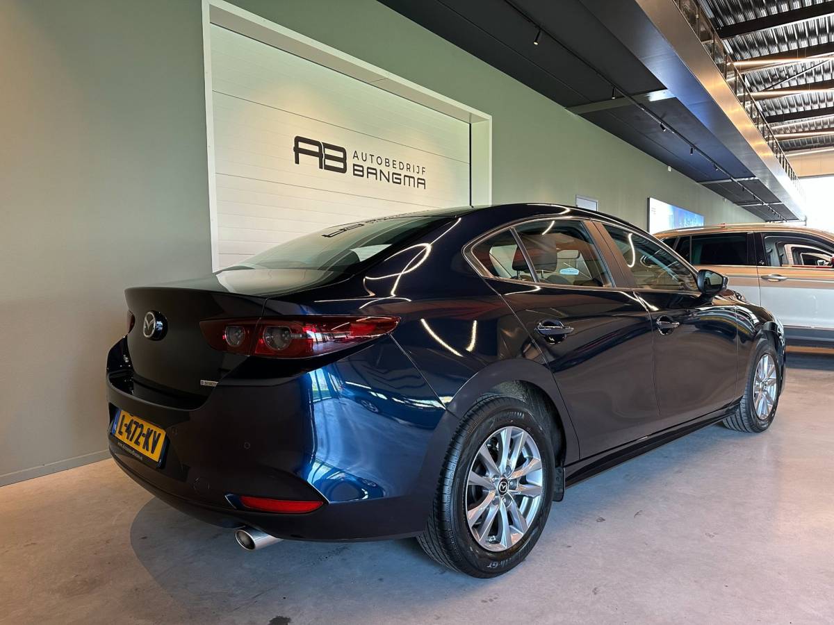 Mazda 3 Mazda 3 2.0 e-SkyActiv-G M Hybrid 122 COMFORT-uitv|NAVIGATIE|CLIMA AIRCO|ADAPTIVE CRUISE CONTROL|LM-VELG|HEAD UP DISPLAY|XENON