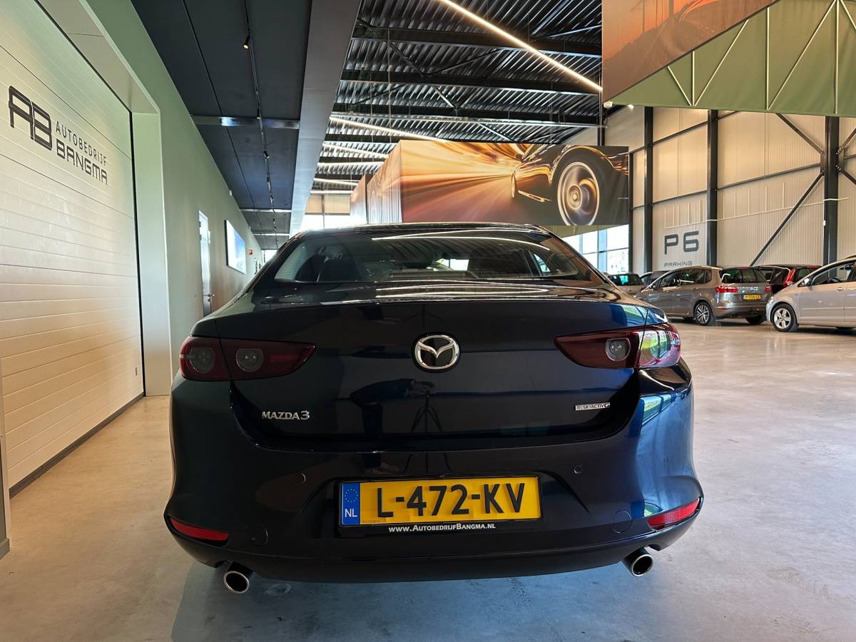 Mazda 3 Mazda 3 2.0 e-SkyActiv-G M Hybrid 122 COMFORT-uitv|NAVIGATIE|CLIMA AIRCO|ADAPTIVE CRUISE CONTROL|LM-VELG|HEAD UP DISPLAY|XENON