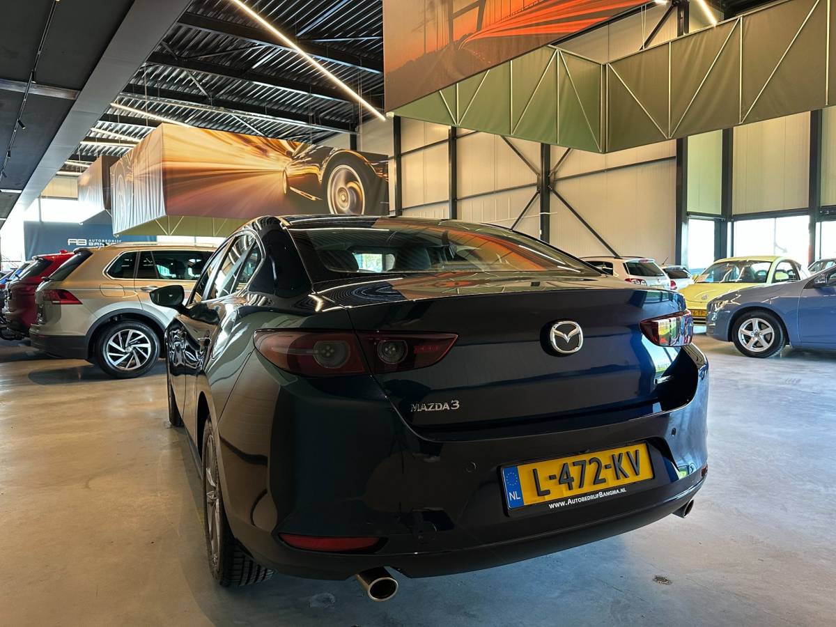 Mazda 3 Mazda 3 2.0 e-SkyActiv-G M Hybrid 122 COMFORT-uitv|NAVIGATIE|CLIMA AIRCO|ADAPTIVE CRUISE CONTROL|LM-VELG|HEAD UP DISPLAY|XENON