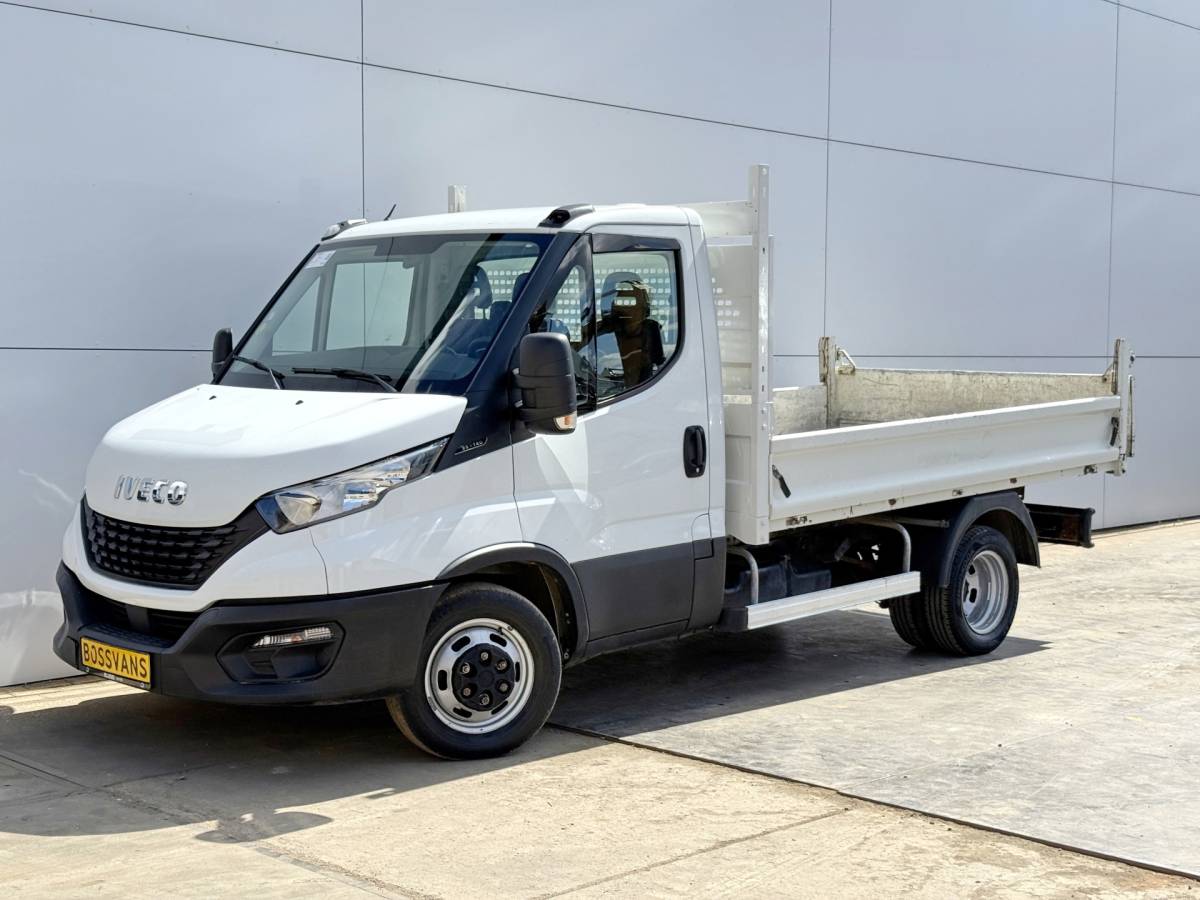 Iveco Daily Iveco Daily 35C14 2.3 Kipper Dubbellucht 3,5t Airco Cruise Control Trekhaak Luchtgeveerde stoel Nieuwe APK t/m 3-8-2027