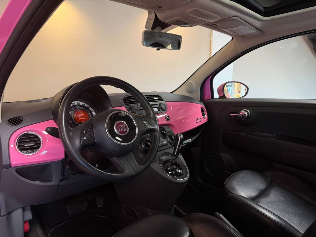 Fiat 500 Fiat 500 1.2 Rosa *Special Edition Roze!* Automaat|Pano|Leer|NAP