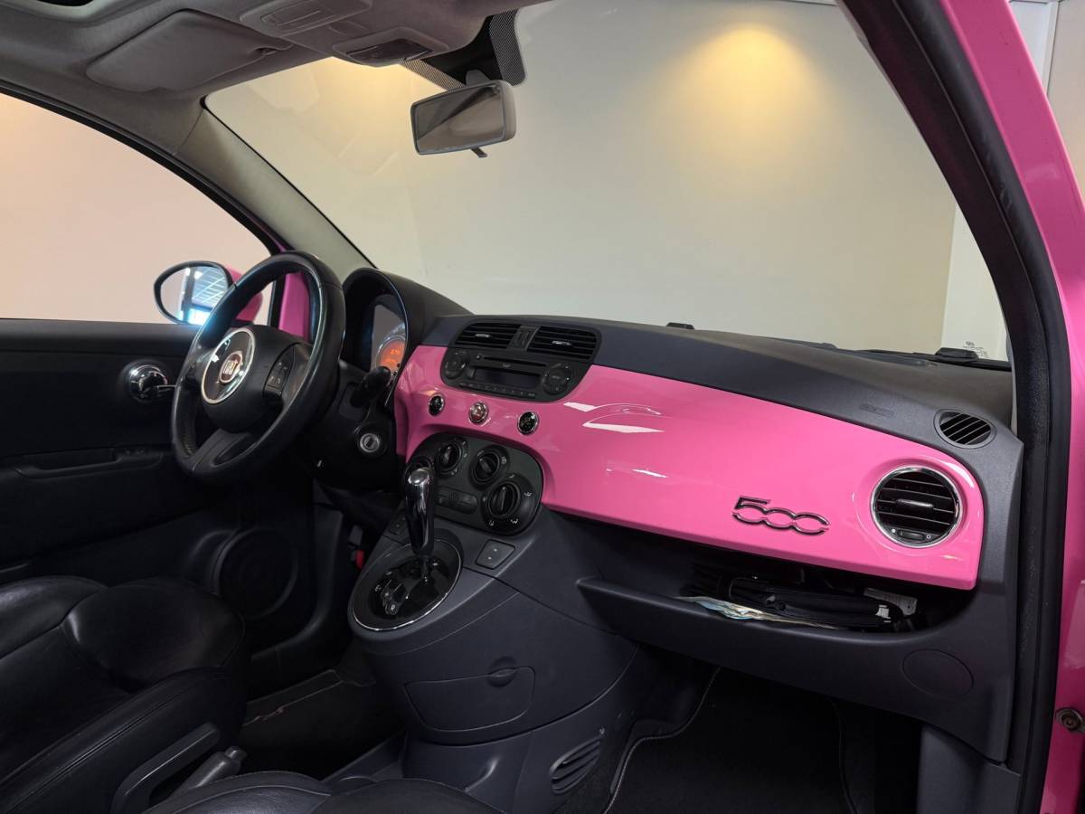 Fiat 500 Fiat 500 1.2 Rosa *Special Edition Roze!* Automaat|Pano|Leer|NAP