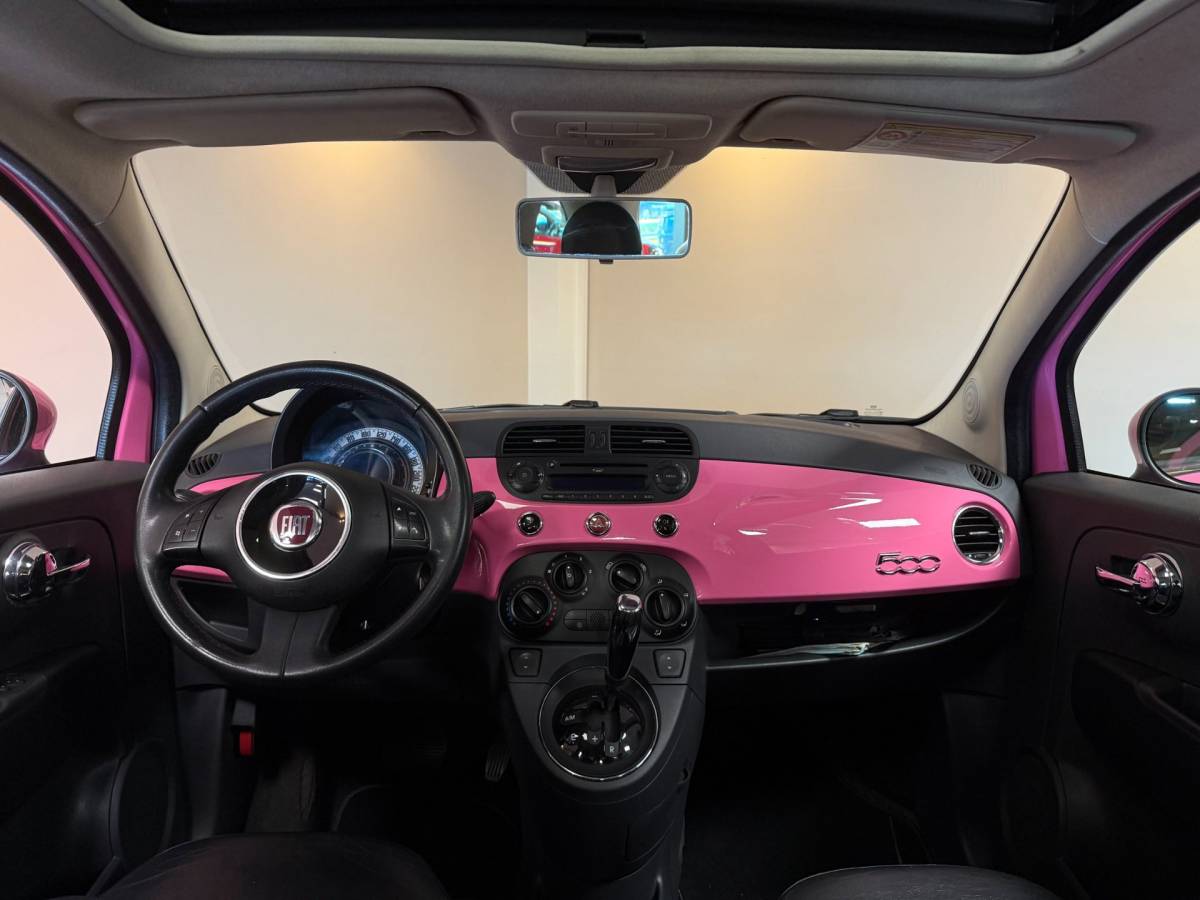 Fiat 500 Fiat 500 1.2 Rosa *Special Edition Roze!* Automaat|Pano|Leer|NAP